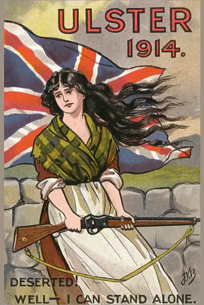 Ulster 1914 - Patriotic Postcard