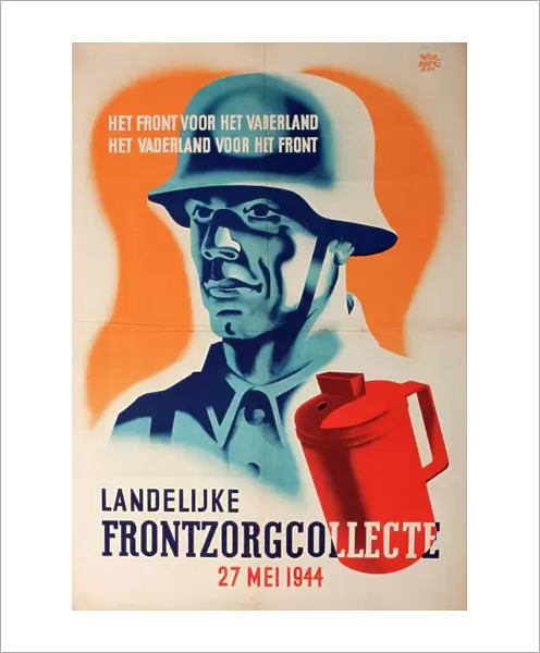 Dutch poster advertising a National Collection