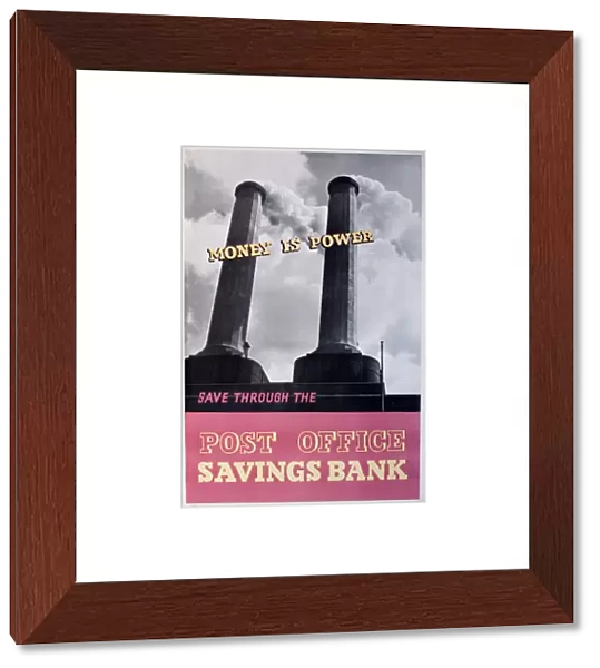 Poster advertising Post Office Savings Bank