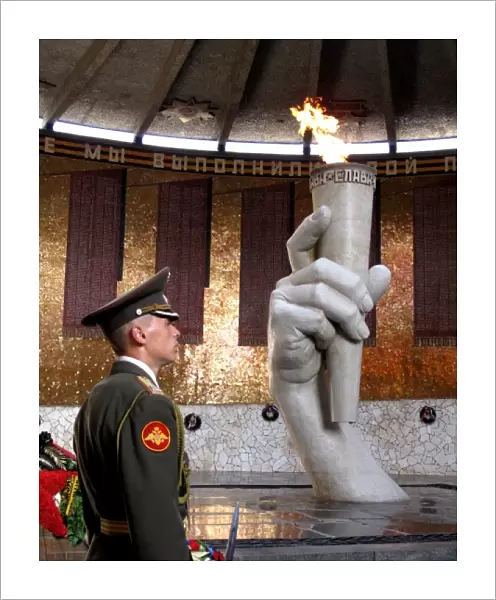 Eternal Flame at Battle of Stalingrad Memorial