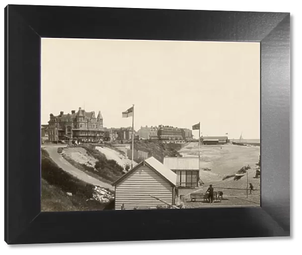 BEXHILL. The seafront at Bexhill, East Sussex. Date: circa 1900