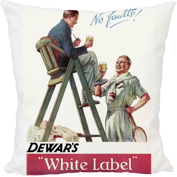 Advert for Dewars White Label Scotch Whisky