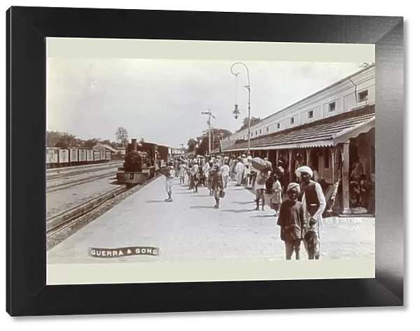 India - Railway Station at Mhow