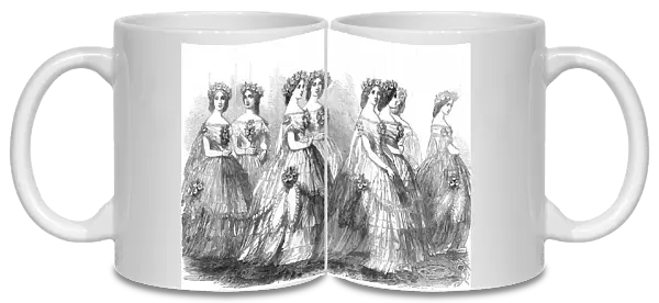 Bridesmaids at the wedding of the Princess Royal, 1858