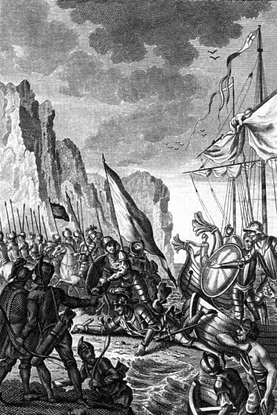 William of Normandy lands on the English coast