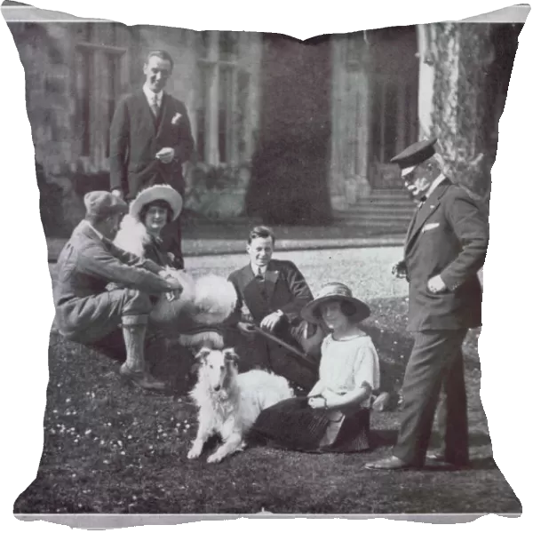 The Selfridge family at Highcliffe Castle, 1921