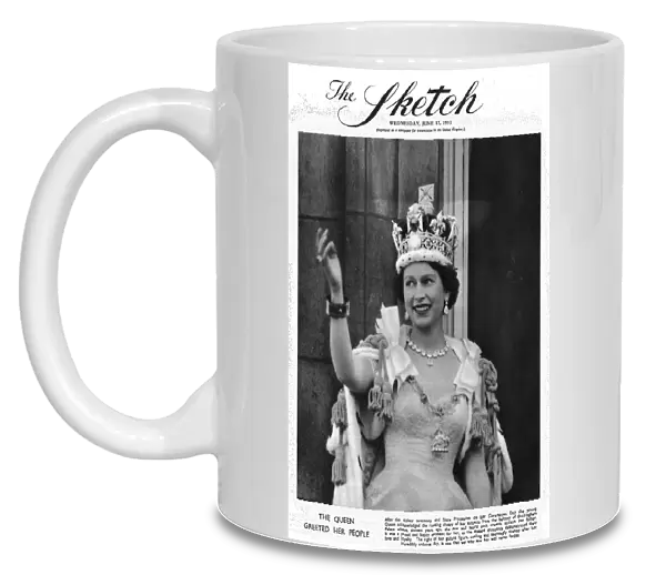 Queen Elizabeth II on Coronation Day