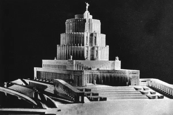 Model of the Palace of the Soviets, unbuilt design