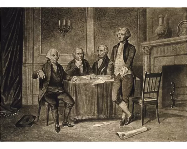 Leaders of the Continental Congress - John Adams, Morris, Ha