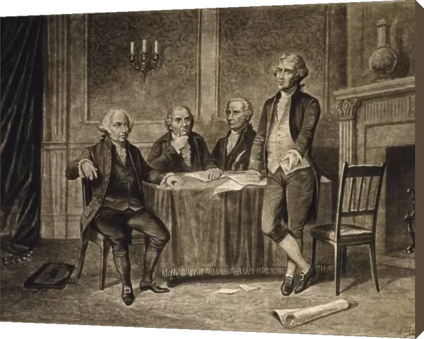 Leaders of the Continental Congress - John Adams, Morris, Ha