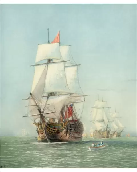 The first journey of Victory, 1778
