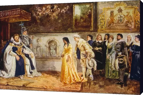 Pocahontas at the court of King James