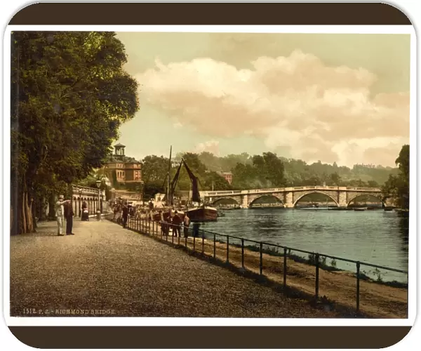 Richmond, the bridge, London and suburbs, England