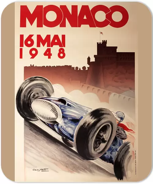 Monaco Grand Prix Poster - 1948