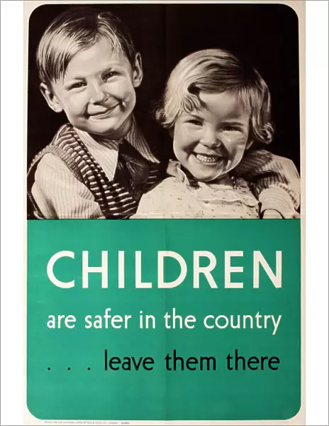 Evacuation - World War Two - Children Safer in the Country