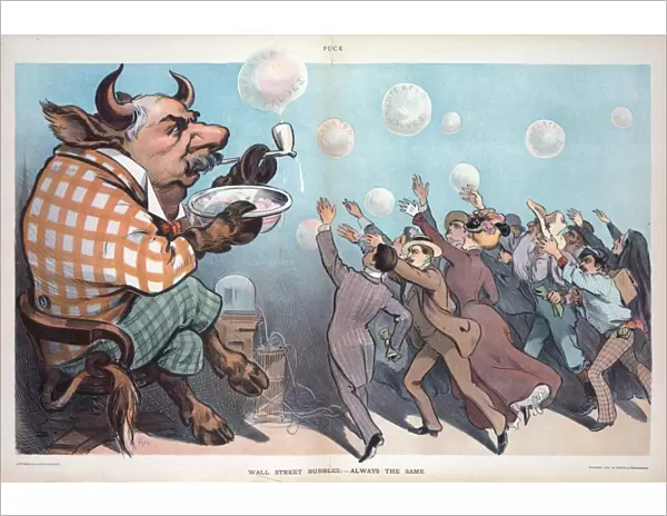 Wall street bubbles; - always the same