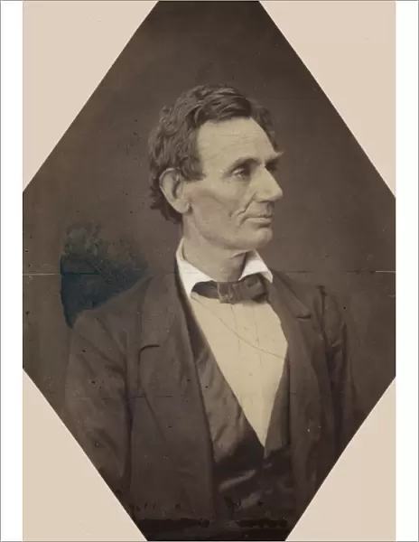 Abraham Lincoln, presidential candidate, half-length portrai