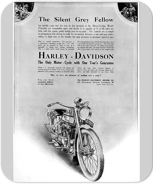 Harley Davidson advert