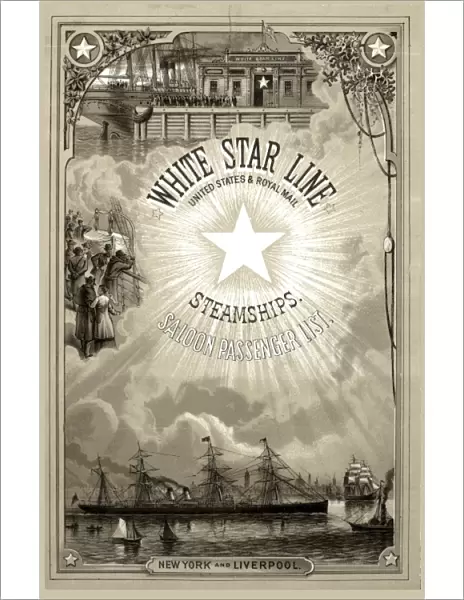 Saloon passenger list - White Star Line steamship services