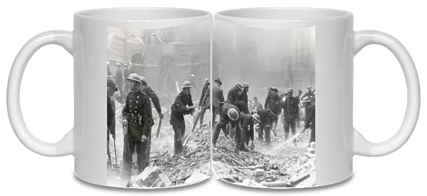 NFS (London Region) Pimlico V1 bombing attack, WW2