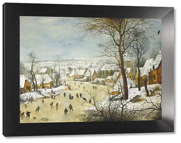 Winter Landscape with skaters. Pieter Brueghel II, The Younger