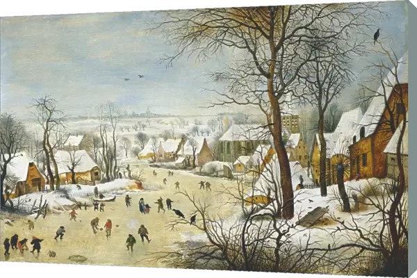 Winter Landscape with skaters. Pieter Brueghel II, The Younger