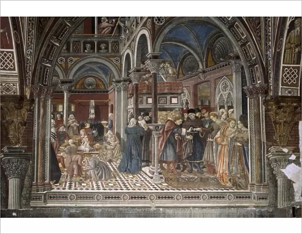 DOMENICO DI BARTOLO (1400-1447). Marriage of