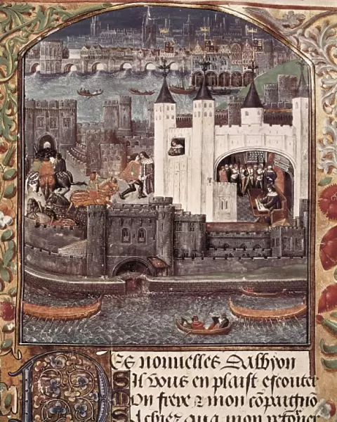 London and the Thames (15th c. ). Gothic art