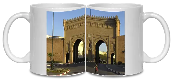 MOROCCO. Rabat. The Gate of Ambassadors leading