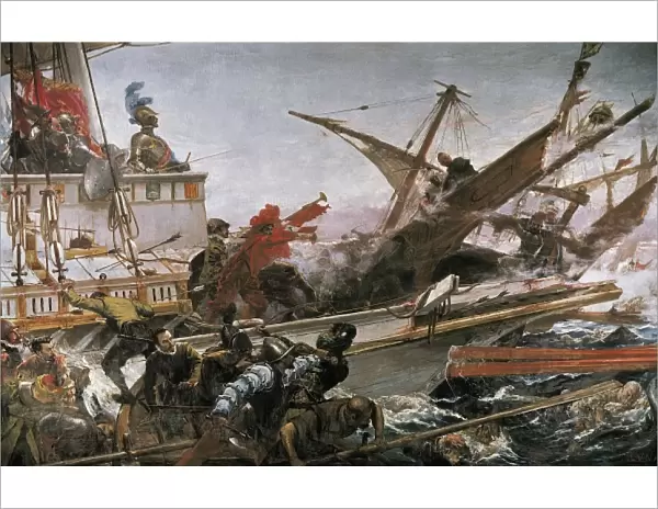 LUNA Y NOVICIO, Juan (1857-1899). Naval Battle