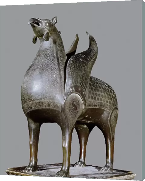 Pisa griffin. 10th-11th c. Work from the Fatimid