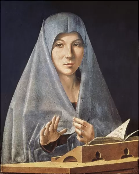 Antonello da Messina. Virgin Annunciate. ca