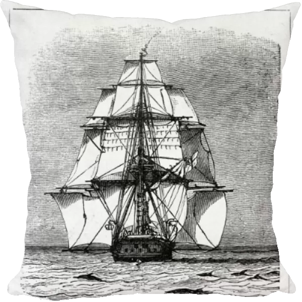 Drawing of H. M. S. Beagle