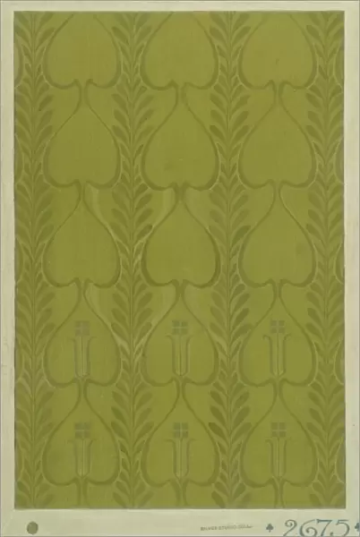 Design for wallpaper in green
