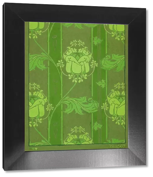 Design for Wallpaper in bright green