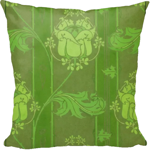 Design for Wallpaper in bright green