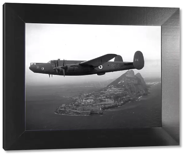 Avro Shackleton MR2 WL751 overflying the Rock of Gibraltar