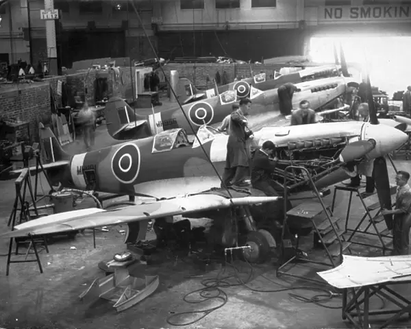 Supermarine Spitfire manufacture October 1943
