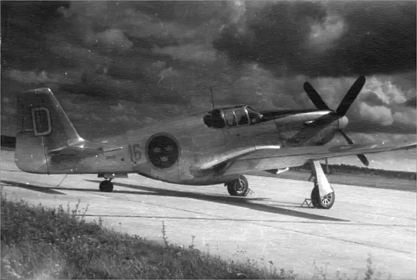 The sole North American P-51B Mustang to see service