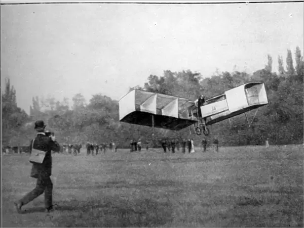 Santos-Dumont 14bis first flight in Europe 1906