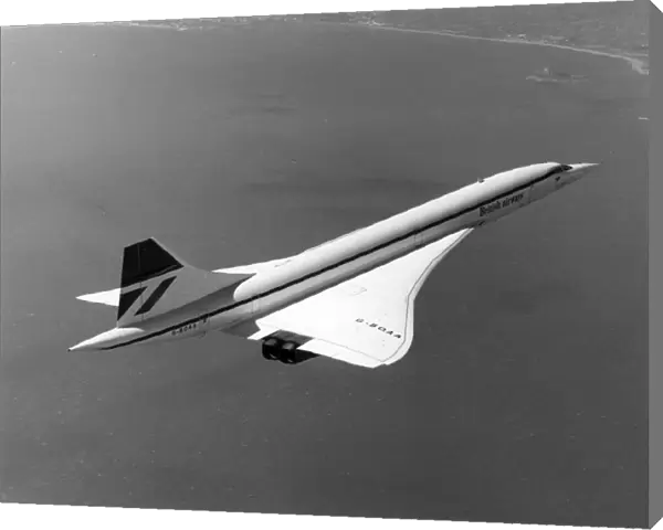 Concorde G-BOa in British Airways markings