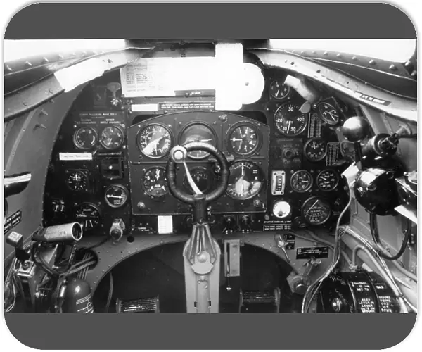 Cockpit of Supermarine Spitfire IXB G-ASJV  /  MH434