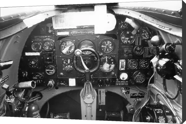 Cockpit of Supermarine Spitfire IXB G-ASJV  /  MH434
