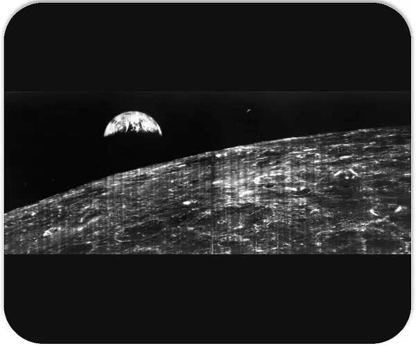 First View of Earth from Moon