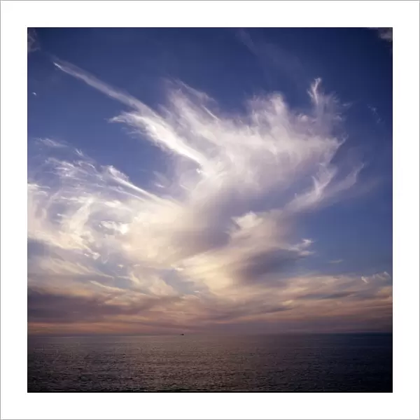 Cirrostratus Cloud - over calm sea Tasmania, Australia. JFH00196