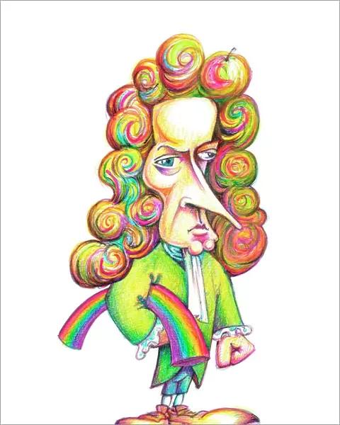 Isaac Newton, caricature C013  /  7593