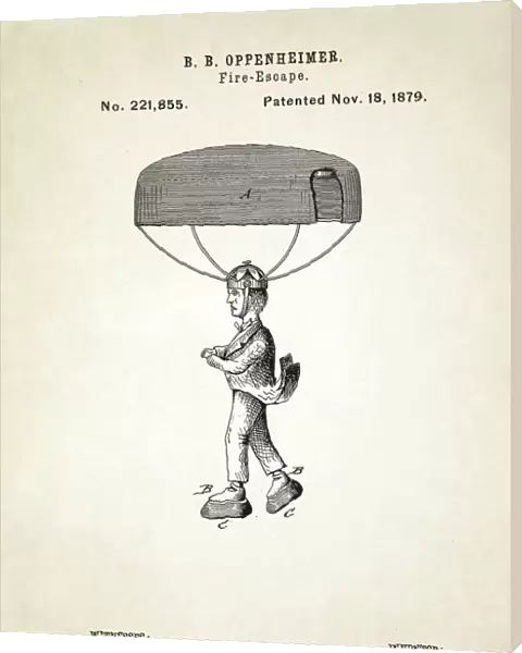 Fire-escape patent, 1879 C024  /  3605