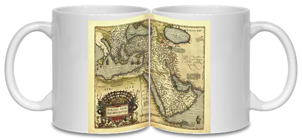 Orteliuss map of Ottoman Empire, 1570