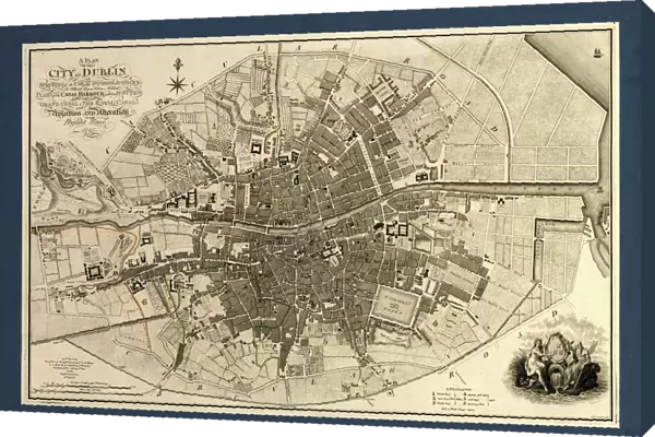 Map of the City of Dublin, 1797