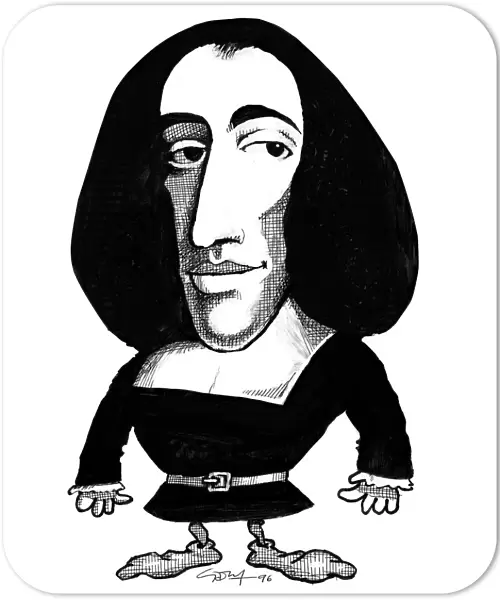 Baruch Spinoza, caricature